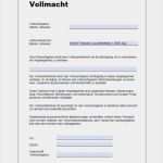 Vollmacht Kfz Abmeldung Vorlage Bewundernswert Vollmacht