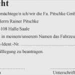 Vollmacht Vorlage Kfz Zulassung Cool Vorlage Vollmacht Kfz Zulassung Wunderbar Kfz Zulassungs