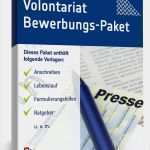 Vollständige Bewerbung Vorlage Schönste Bewerbungs Paket Volontariat