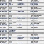 Vorbereitungsplan Fussball Vorlage Elegant Trainingsplan Frühjahr 2015
