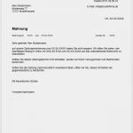 Vorlage 1 Mahnung Gut Mahnung Schreiben