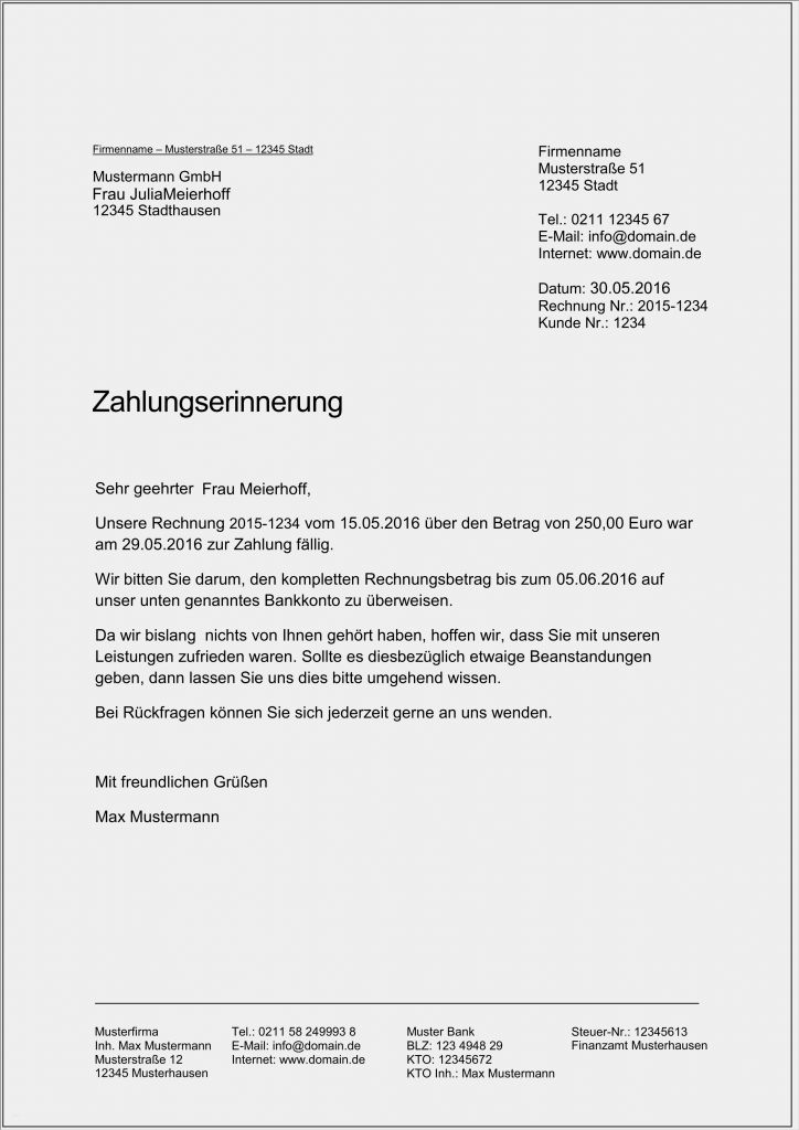 Vorlage 2 Mahnung Mit Verzugszinsen Erstaunlich Kundendaten Auf Einem Blick Mit Der Unternehmensplattform