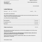 Vorlage 2 Mahnung Mit Verzugszinsen Luxus Mahnung Schreiben