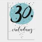 Vorlage 30 Geburtstag Einzigartig Einladung Stilvoll Einladung 30 Ideen Einladung 30