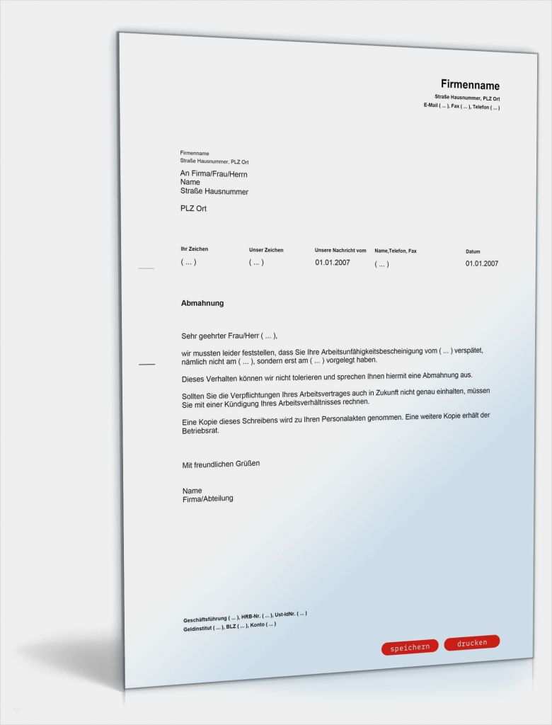 Vorlage Abmahnung Wegen Minderleistung Erstaunlich Abmahnung Verspätete Arbeitsunfähigkeitsbescheinigung