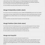 Vorlage Absage Bewerbung Neu Die Besten Absageschreiben Karriere