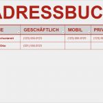 Vorlage Adressbuch Bewundernswert Persönliches Adressbuch