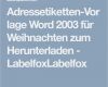 Vorlage Adressetiketten Erstaunlich Adressetiketten Vorlage Word 2003 Für Weihnachten Zum