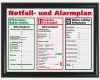 Vorlage Alarmplan Aushang Erstaunlich Schild Aushang Notfallplan Alarmplan A4 A3 Gerahmt Zum