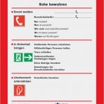 Vorlage Alarmplan Aushang Süß Alarmplan