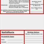 Vorlage Alarmplan Fabelhaft 15 Notfallausweis Vorlage