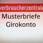 Vorlage änderung Bankverbindung Neu Verbraucherzentrale Musterbriefe Girokonto Download