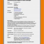 Vorlage Anfrage Angebot Wunderbar 15 Anfrage Angebot Vorlage