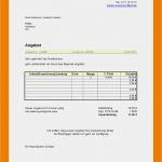 Vorlage Angebot Excel Wunderbar 7 Angebot Vorlage Excel