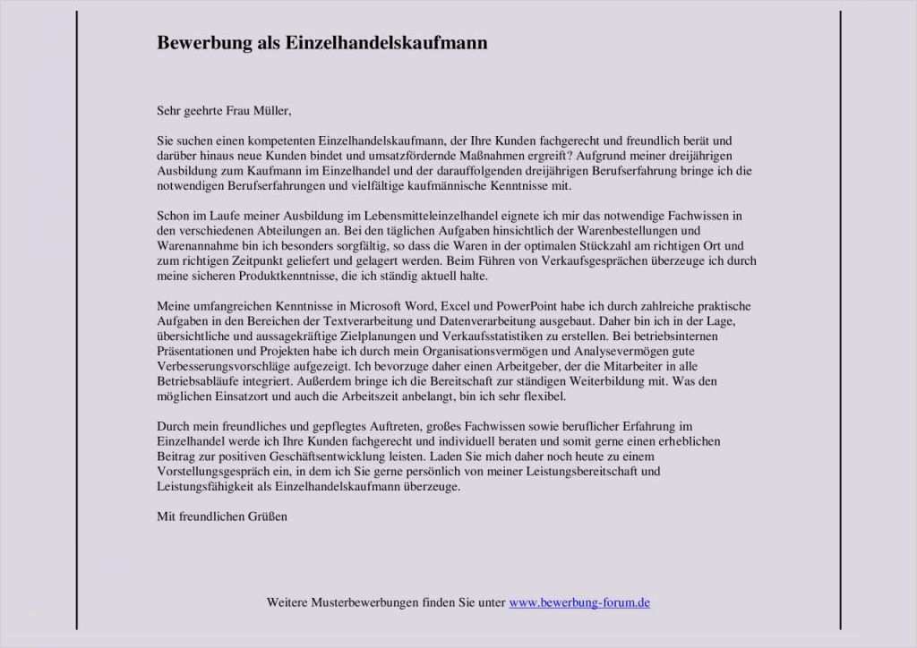 Vorlage Arbeitszeugnis Pflege Einzigartig Einzelhandelskaufmann Bewerbung Muster Und Tipps
