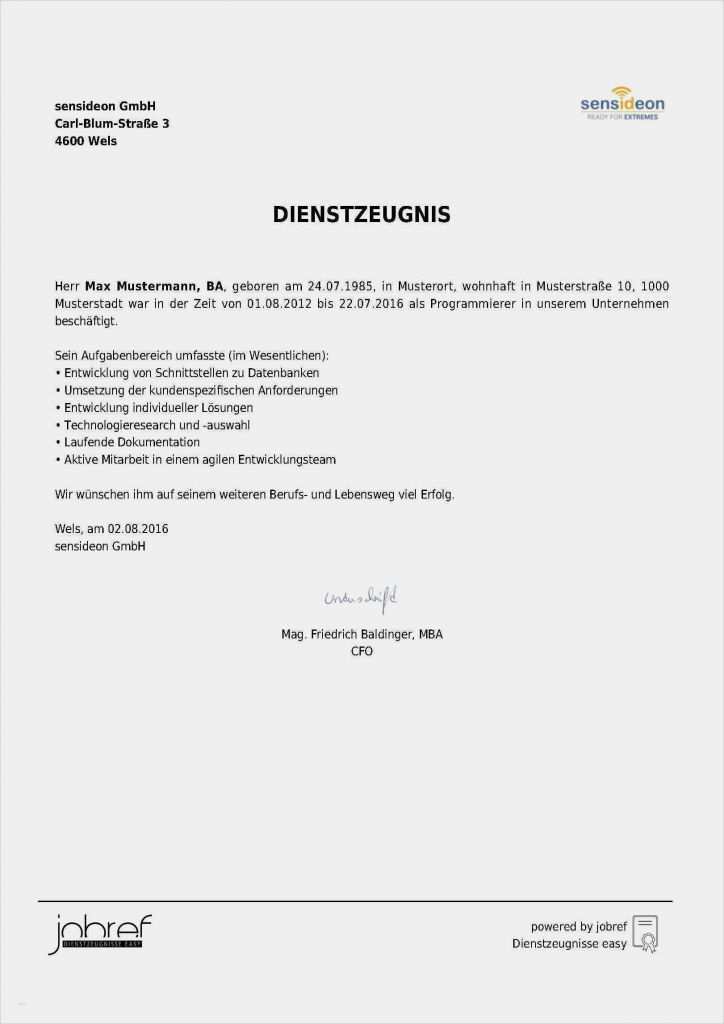 Vorlage Arbeitszeugnis Sehr Gut Erstaunlich Arbeitszeugnis Vorlage Sehr Gut Hübsch Jobref