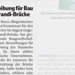 Vorlage Ausschreibung Bau Genial Ausschreibung Für Bau Der Morandi Brücke Vorarlberger