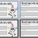 Vorlage Ausweis Cool Ideenreise Kärtchen Für Antolin Bzw Zahlenzorro