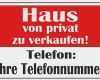 Vorlage Auto Verkaufen Schild Neu Wetterfestes Schild "haus Von Privat Zu Verkaufen"