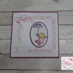 Vorlage Babykarte Großartig Babykarte Mädchen