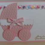 Vorlage Babykarte Süß Dianas Kreativseite Rosa