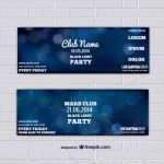 Vorlage Banner Best Of Ticket Vorlage Banner Mit Blauen Abstrakten Hintergrund