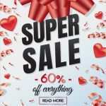 Vorlage Banner Beste Geschenk Box Verkauf Vorlage Banner Vektor Hintergrund