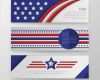 Vorlage Banner Luxus Amerikanischen Banner Vorlage
