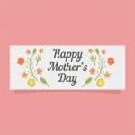 Vorlage Banner Wunderbar Flache Mütter Tag Vektor Banner Vorlage Kostenlose