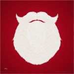 Vorlage Bart Best Of Barba De Santa Claus sobre Fondo Rojo