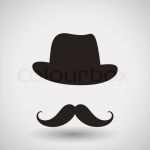 Vorlage Bart Gut Vektor Hipster Schnurrbart Vektorgrafik