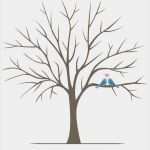 Vorlage Baum Ohne Blätter Erstaunlich Diy Fingerabdruck Baum Poster sofort Download Love Birds