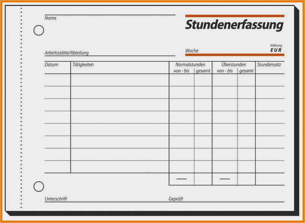 Vorlage Bautagebuch Pdf Inspiration Stundenzettel Excel Vorlage Kostenlos – Various Vorlagen