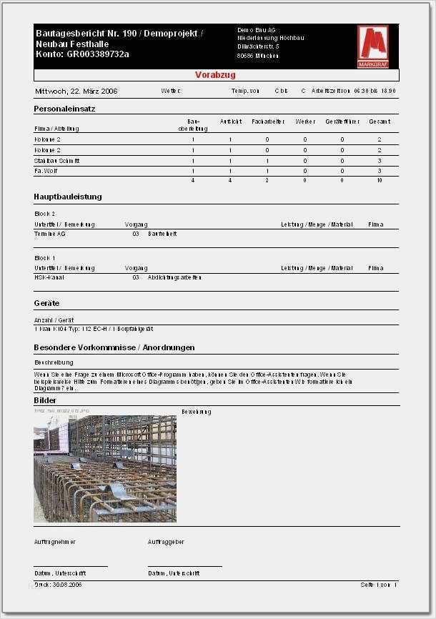 Vorlage Bautagebuch Word Beste 11 Bautagebuch Vorlage