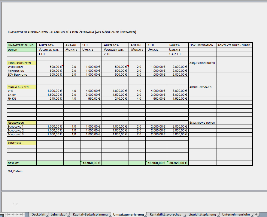 Vorlage Bautagebuch Word Großartig Kapitalbedarfsplan