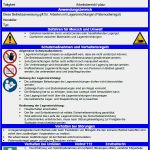 Vorlage Betriebsanweisung Word Elegant Betriebsanweisung Paternosterregal Lagereinrichtungen
