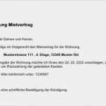 Vorlage Betriebsbedingte Kündigung Fabelhaft Kündigung Wohnung Vorlage Nachmieter Fwptc