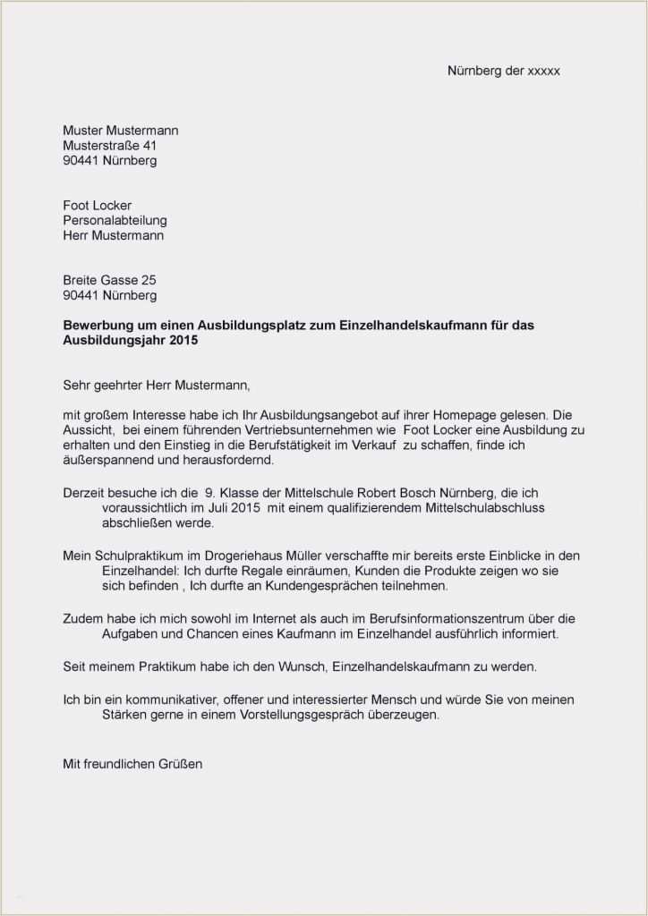 Vorlage Bewerbung Ausbildung Verkäuferin Schönste 14 Bewerbung Ausbildung Verkäuferin Muster