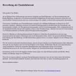 Vorlage Bewerbung Laborantin Schön Chemielaborant Bewerbung Muster Und Tipps