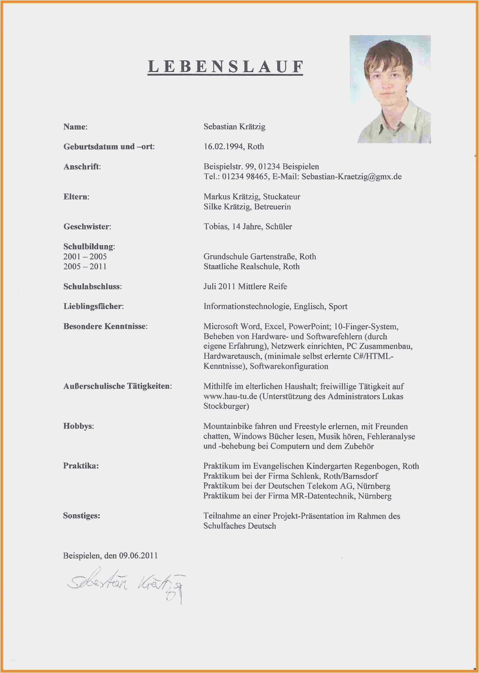 Vorlage Bewerbung Praktikum Schüler Neu 21 Bewerbungsschreiben