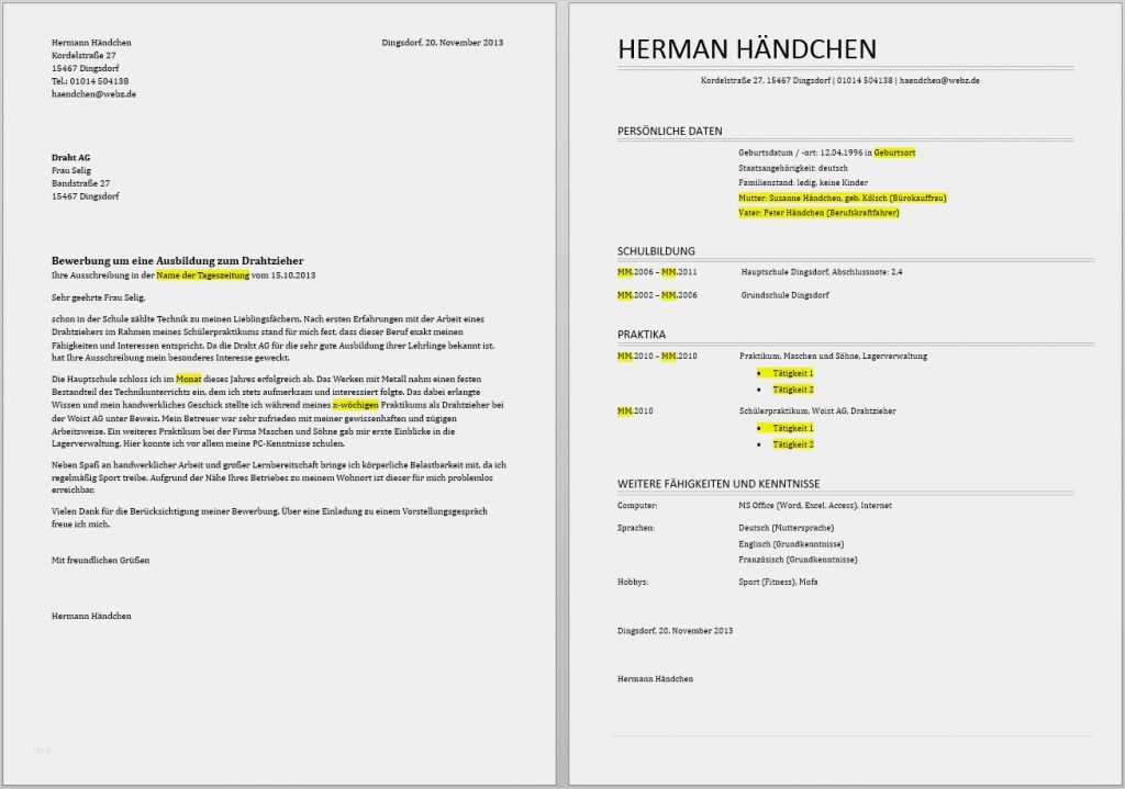 Vorlage Bewerbung Um Einen Ausbildungsplatz Süß Der Große Bewerbungscheck Teil 2 Bewerbung Als