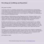 Vorlage Bewerbungsschreiben Ausbildung Elegant Einzelhandelskaufmann Bewerbung Um Ausbildung Muster Und