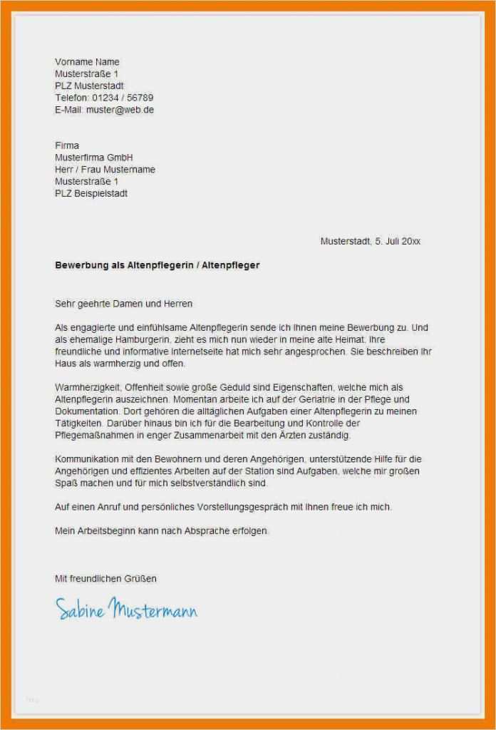 Vorlage Bewerbungsschreiben Schülerpraktikum Hübsch 15 Bewerbungsschreiben Ausbildung Altenpflegerin