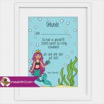 Vorlage Bonuskarte Download Genial Urkunde Meerjungfrau Schwimmer Schwimmen Lernen