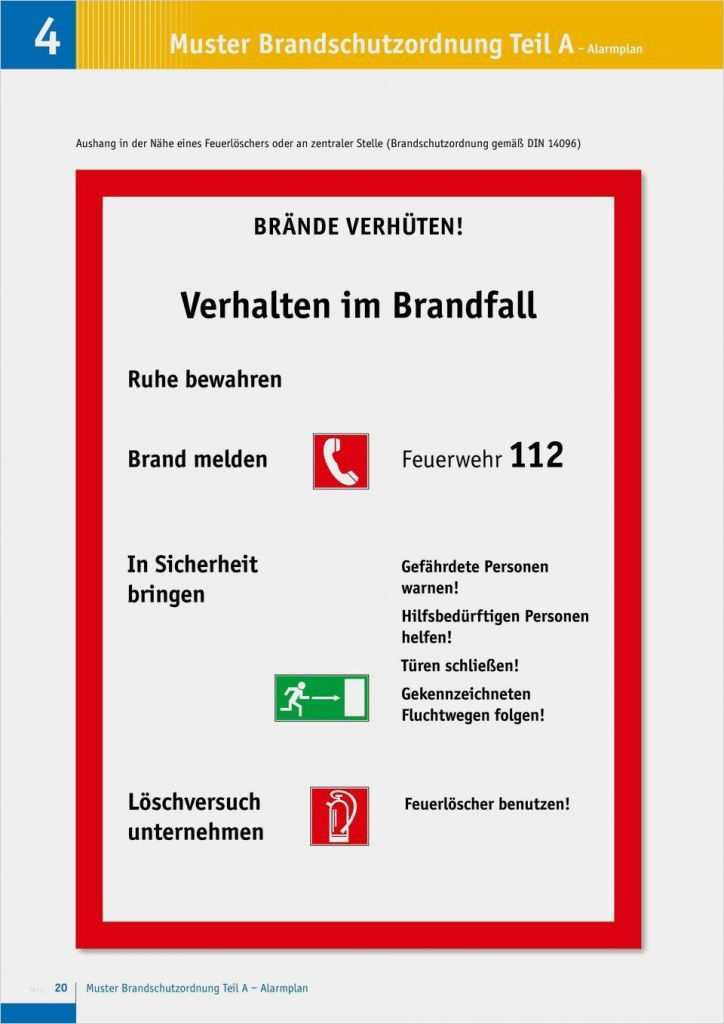 Vorlage Brandschutzordnung Best Of Mit Feuer Und Flamme Für Den Brandschutz Pdf