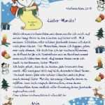 Vorlage Brief Vom Weihnachtsmann Best Of Kinderbrief Brief Vom Weihnachtsmann