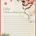 Vorlage Brief Vom Weihnachtsmann Gut Free Printable Letter to Santa Claus Template for Children