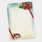 Vorlage Briefpapier Weihnachten Best Of Briefpapier Weihnachten Firmen 50 Blatt Rote Schleife