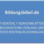 Vorlage Buchhaltung Großartig T Konten Vorlage T Kontenblätter Buchhaltung Muster