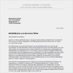 Vorlage Buchhaltung Gut Bewerbung Als Buchhalter Buchhalterin Bewerbung